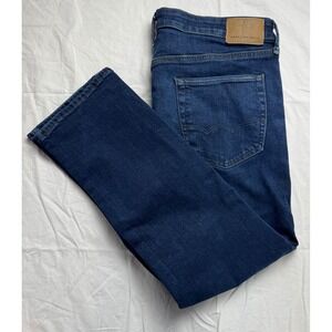 American Eagle Outfitters Slim Straight Dark Wash Airflex Jeans Mens 36